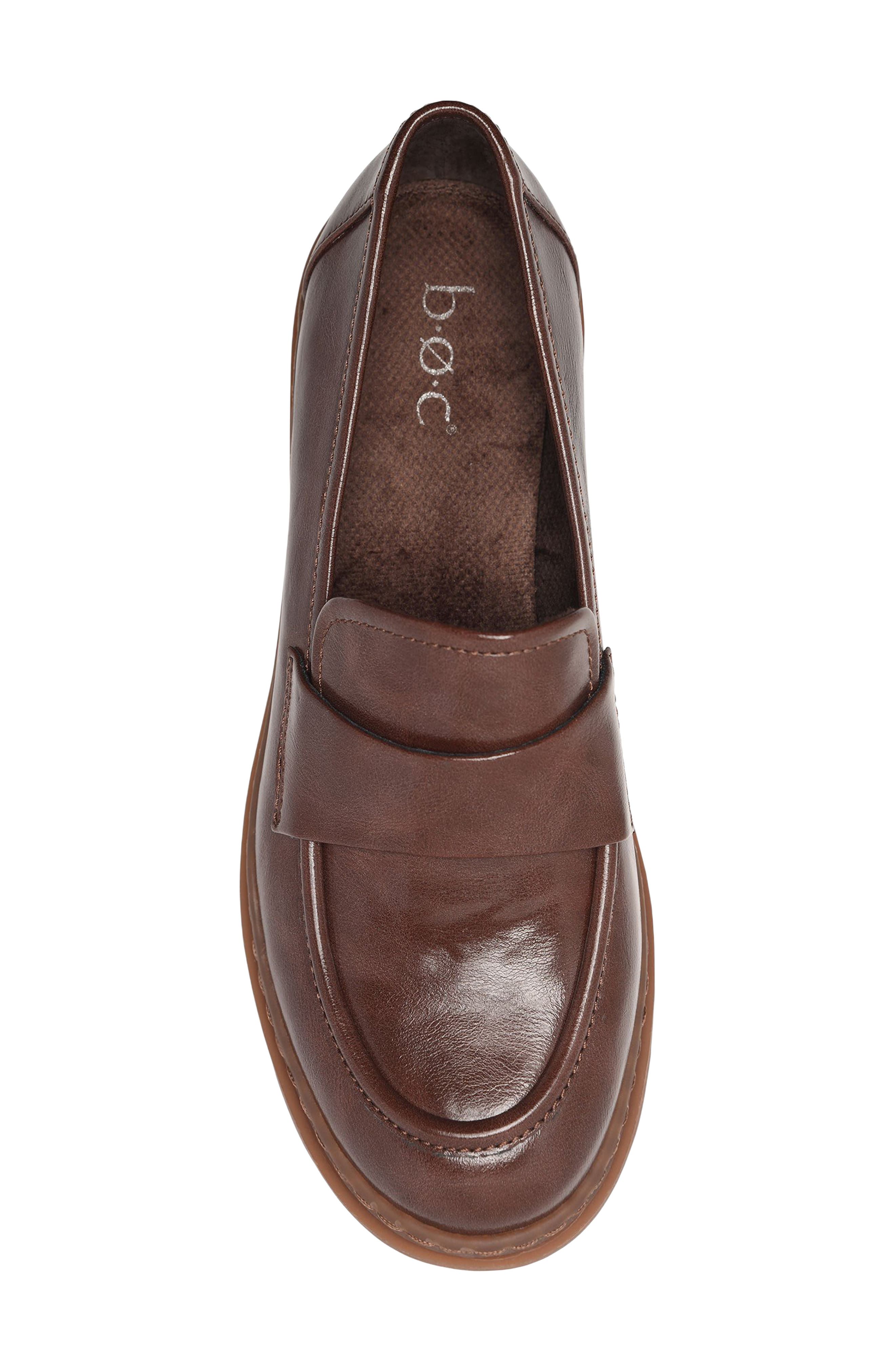 Landa Penny Loafer, Alternate, color, DARK BROWN