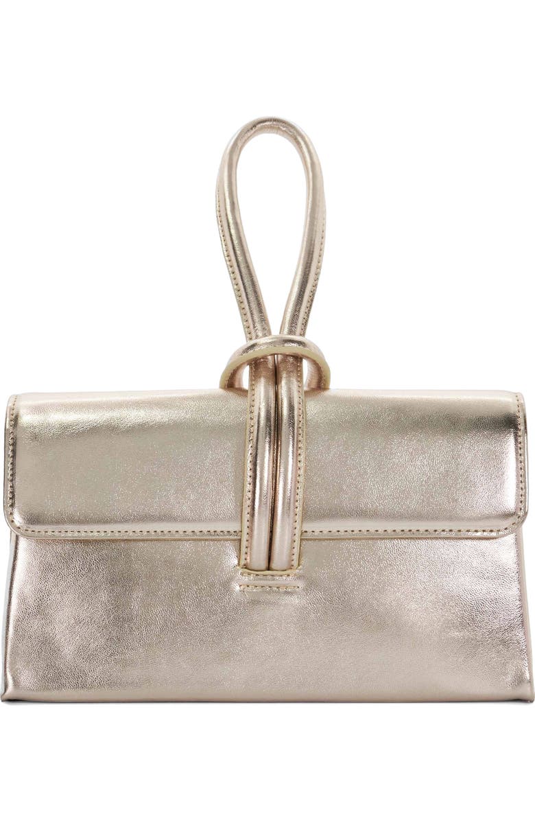 Dune London Brynie Faux Leather Wristlet, Main, color,