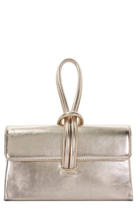 Brynie Faux Leather Wristlet