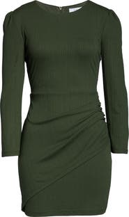 Ali & Jay Magic Time Long Sleeve Ribbed Minidress
