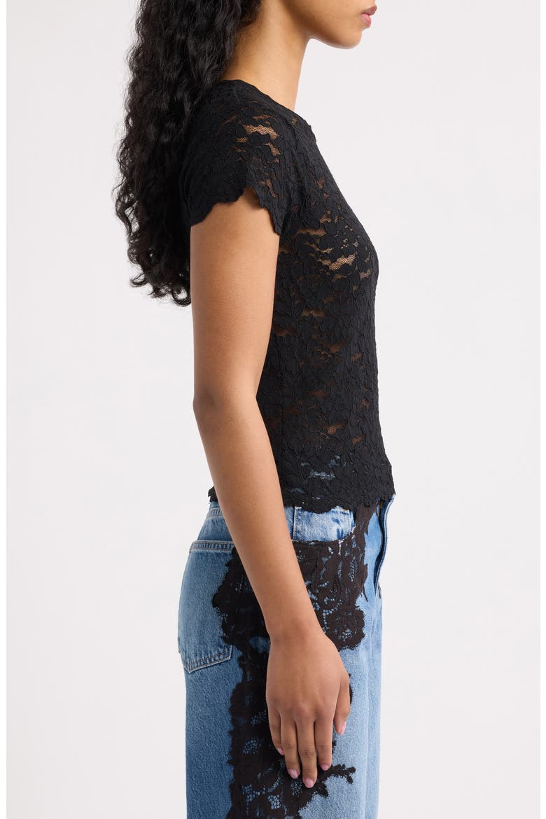 Lucas Lace Top, Alternate, color, BLACK