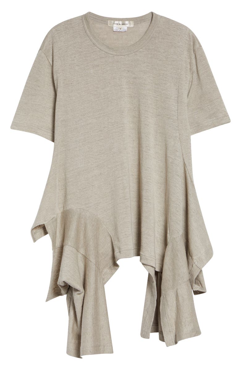 Comme des Garçons Thick Linen Jersey T-Shirt, Main, color, Ecru