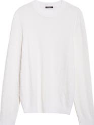 Balmain Monogram Jacquard Merino Wool Blend Sweater