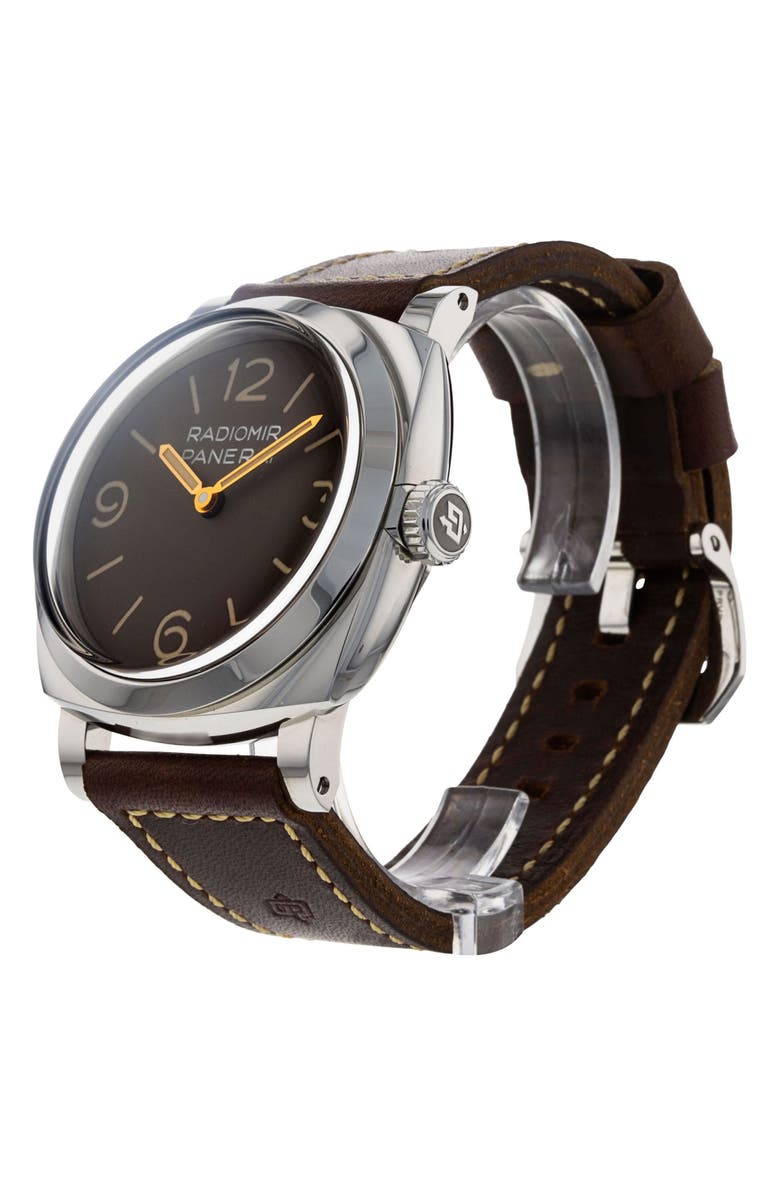 Watchfinder & Co. Panerai Preowned 2020 Radiomir 1940 3 Days PAM00662 Automatic Leather Strap Watch, 47mm, Alternate, color, Brown