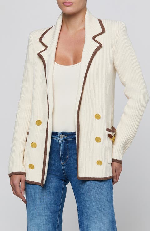 Ranch Double Breasted Knit Blazer