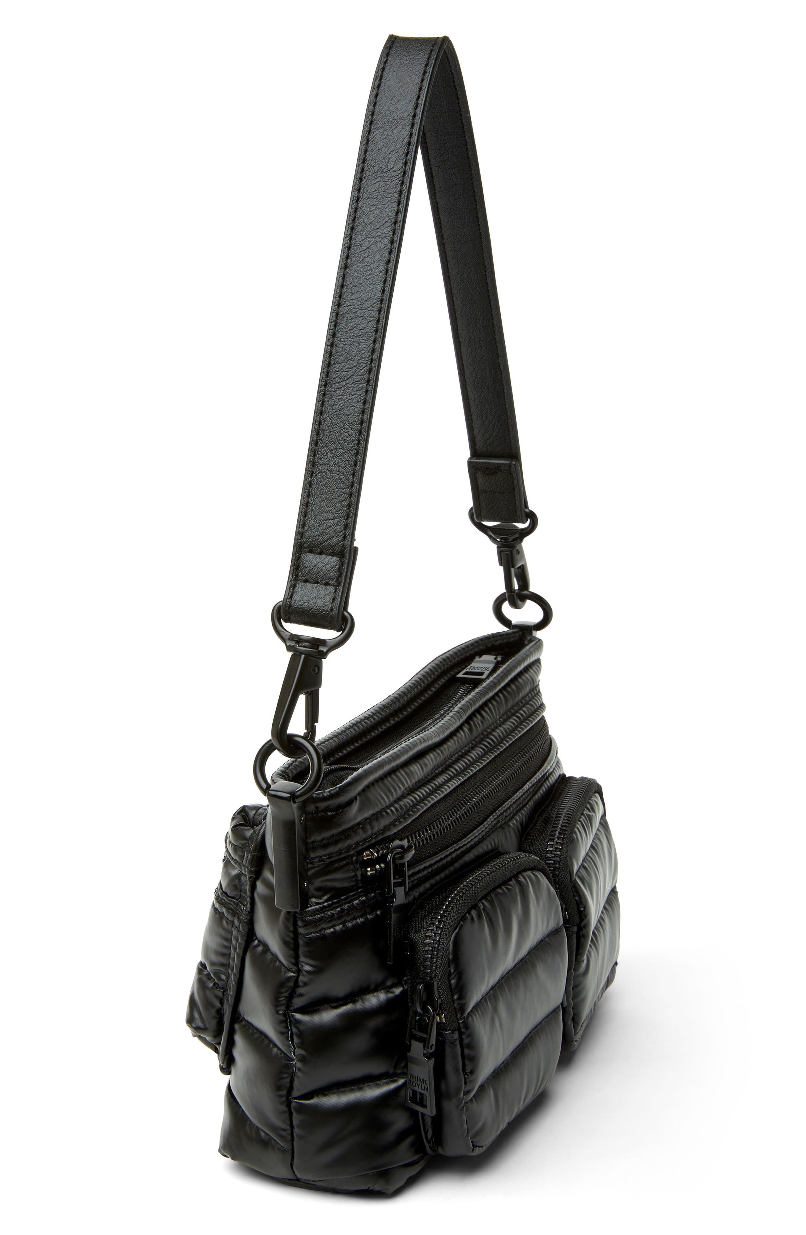 THINK ROYLN Double Trouble Crossbody Bag, Alternate, color, Pearl Black