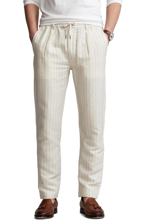 Tailored Linen Blend Pants
