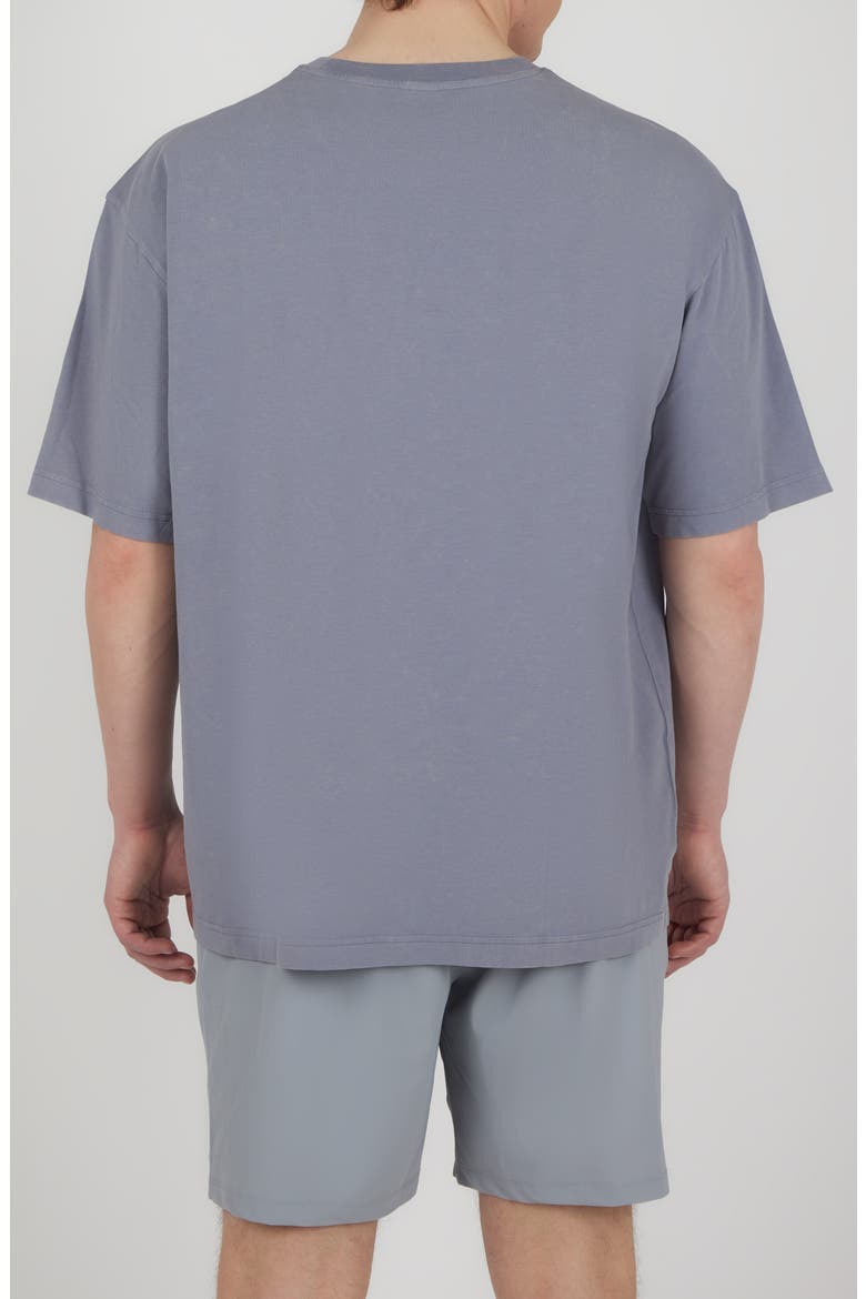 Acid Stretch Cotton T-Shirt, Alternate, color, WEATHERVANE