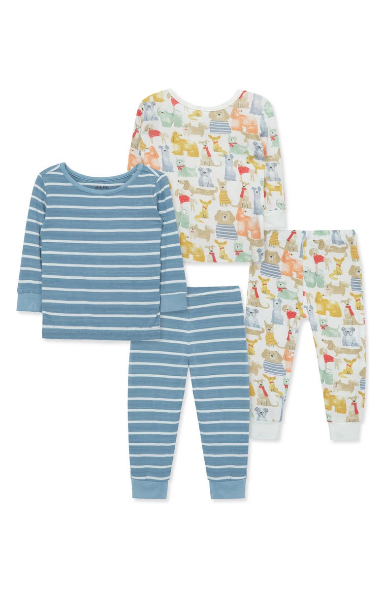 Little Me Long Sleeve Pajamas Set, Main, color, 