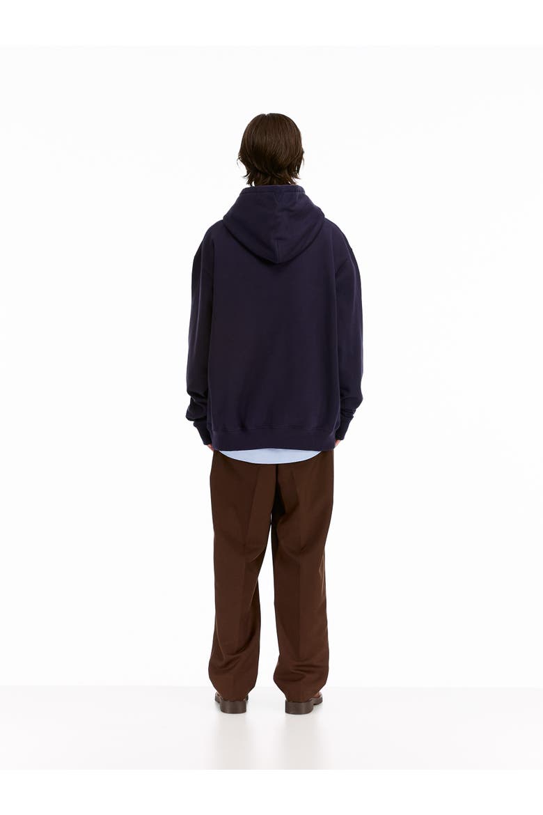 Icon Spell Out Hoodie, Alternate, color, Navy