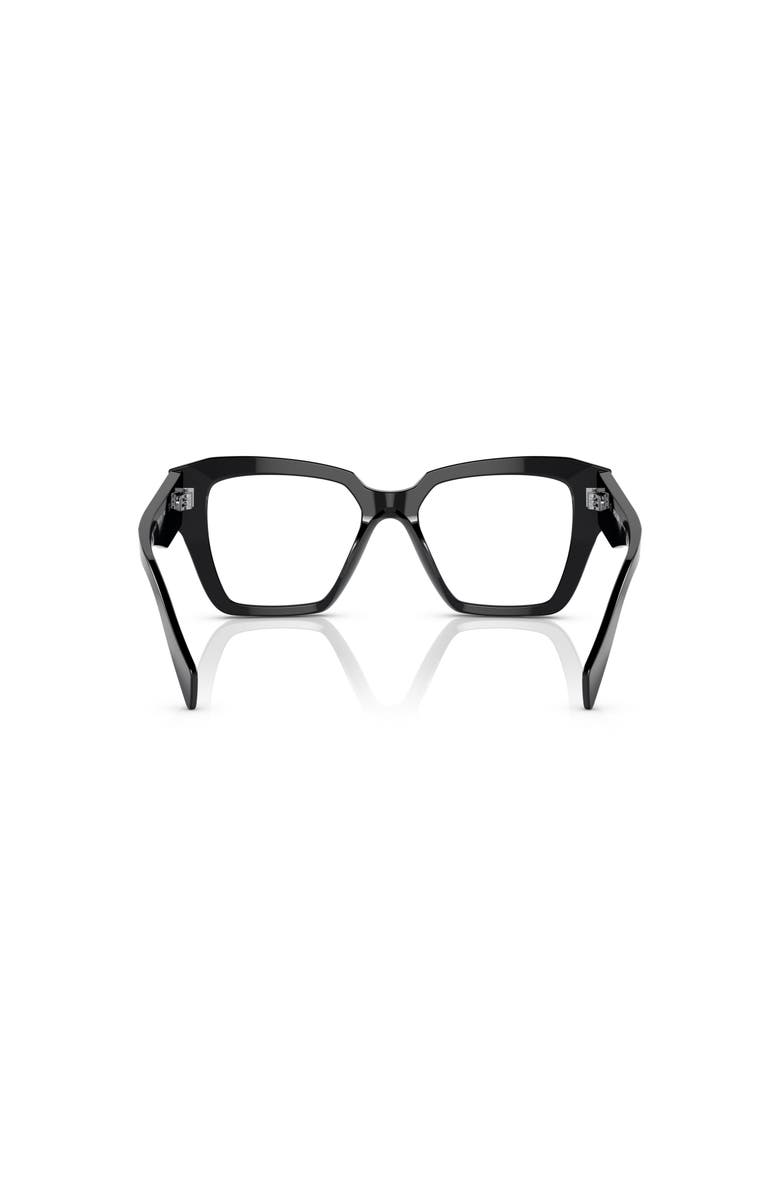 Prada 51mm Square optical glasses, Alternate, color, Black