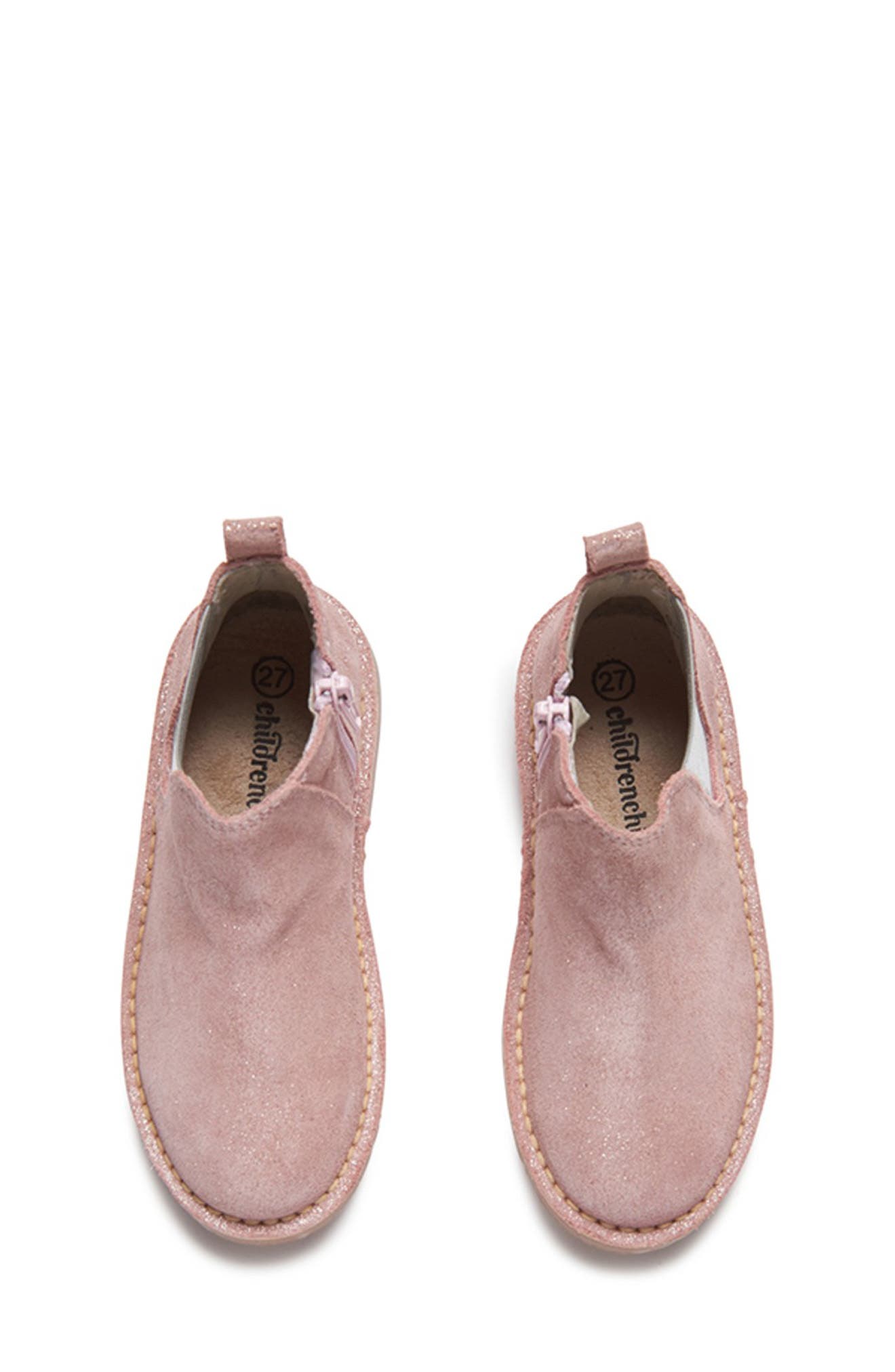 CHILDRENCHIC Kids' Glitter Chelsea Boot, Alternate, color, Pink