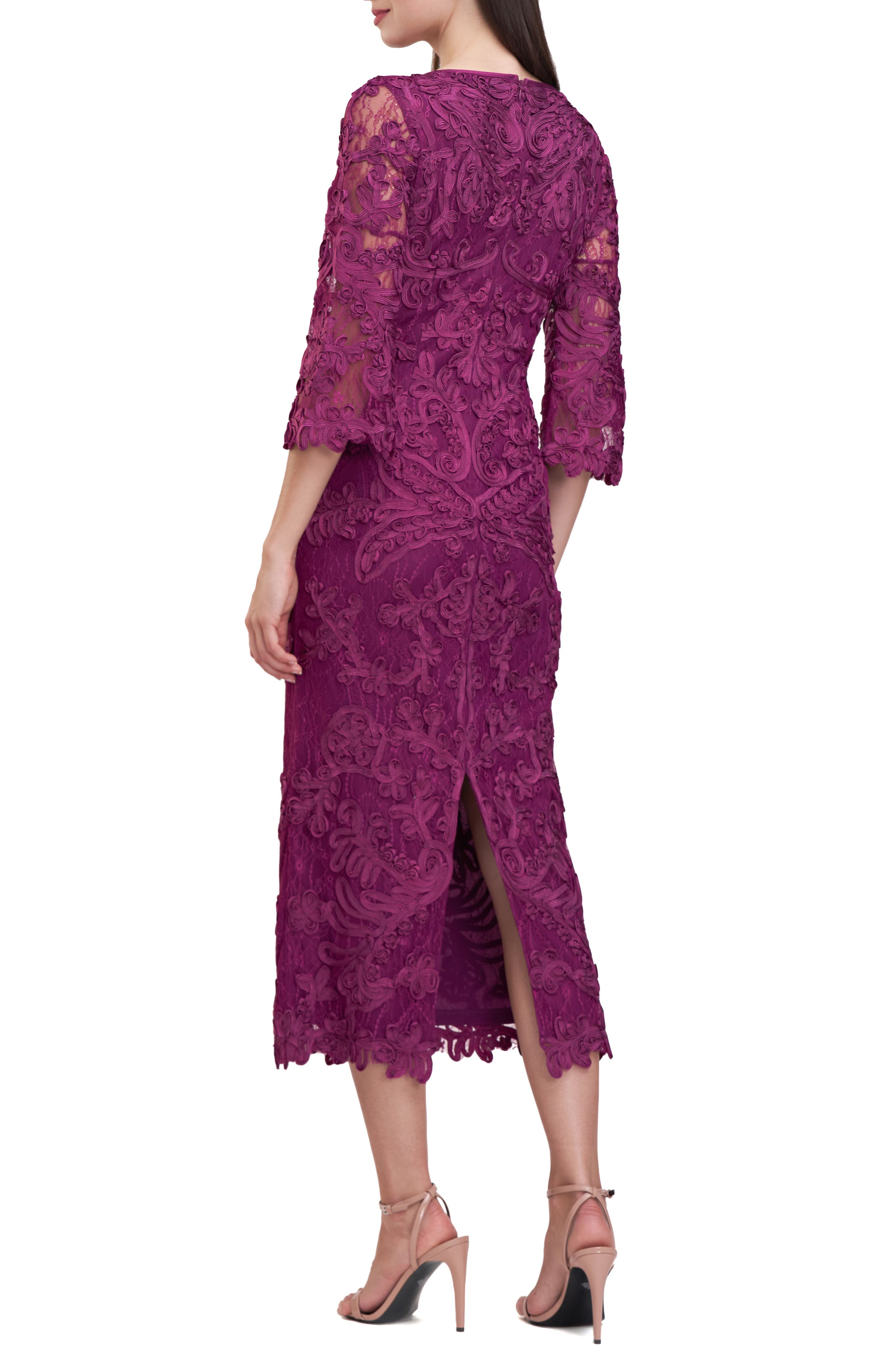 Perla Soutache Sheath Dress - image 2