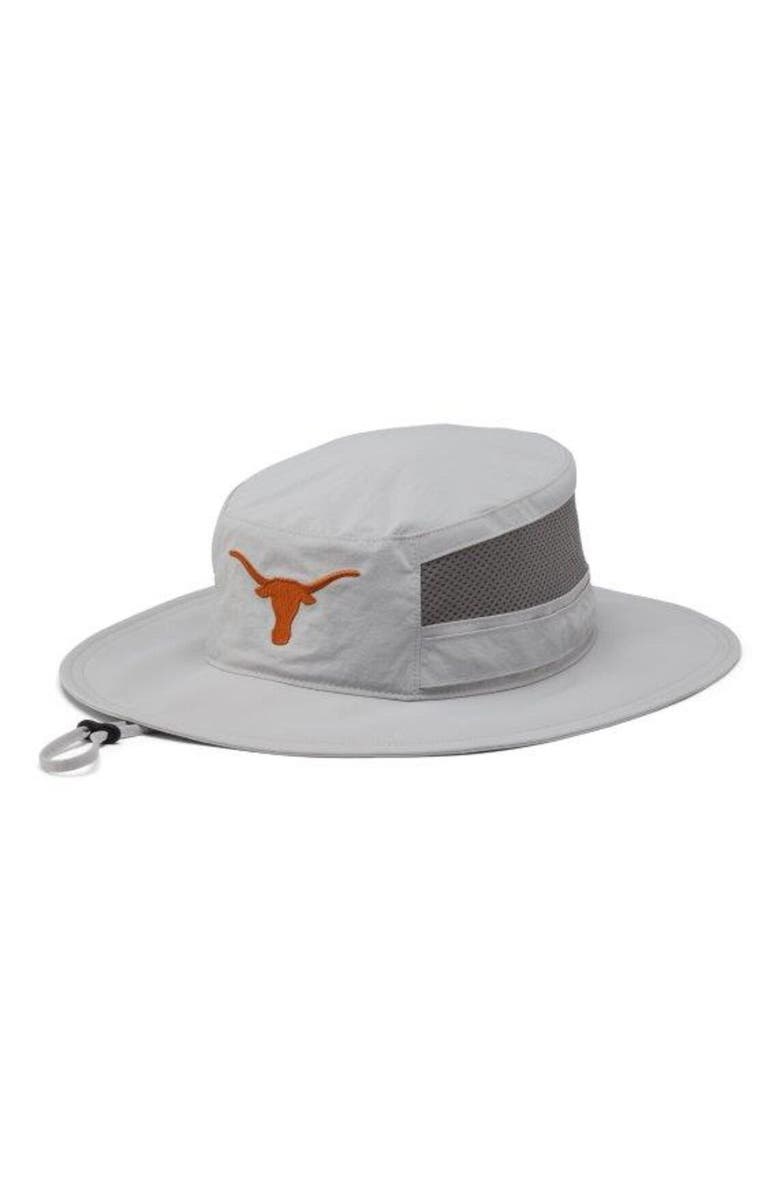 Columbia Men's Columbia Gray Texas Longhorns Bora Bora Booney II Omni-Shade Bucket Hat, Main, color, 