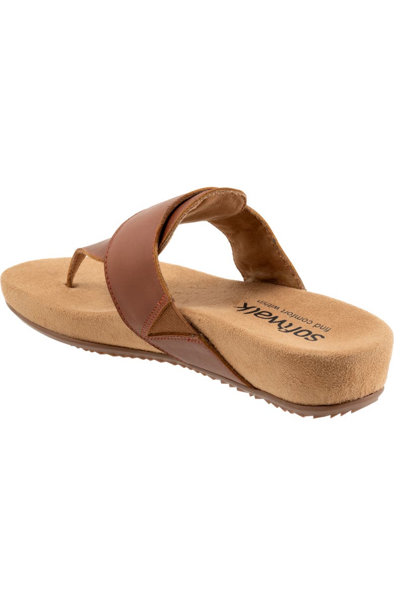SoftWalk<sup>®</sup> Belize T-Strap Sandal, Alternate, color, Luggage
