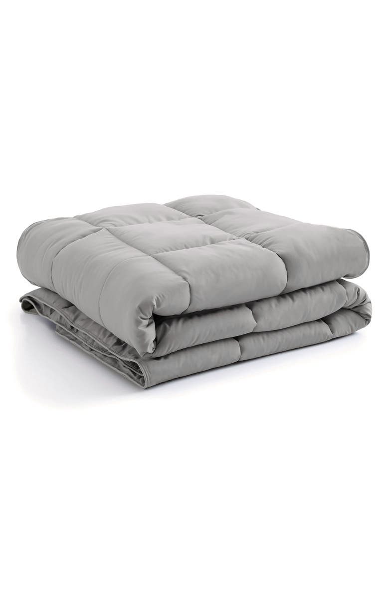 SOUTHSHORE FINE LINENS Vilano Down Alternative Comforter, Alternate, color, Steel Gray