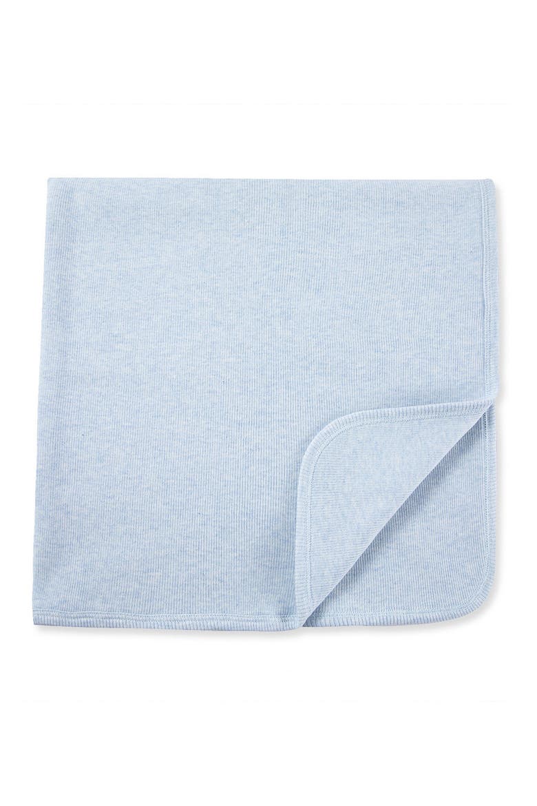 Blue Bear Embroidered Baby Blanket (Nordstrom Exclusive), Alternate, color, BLUE