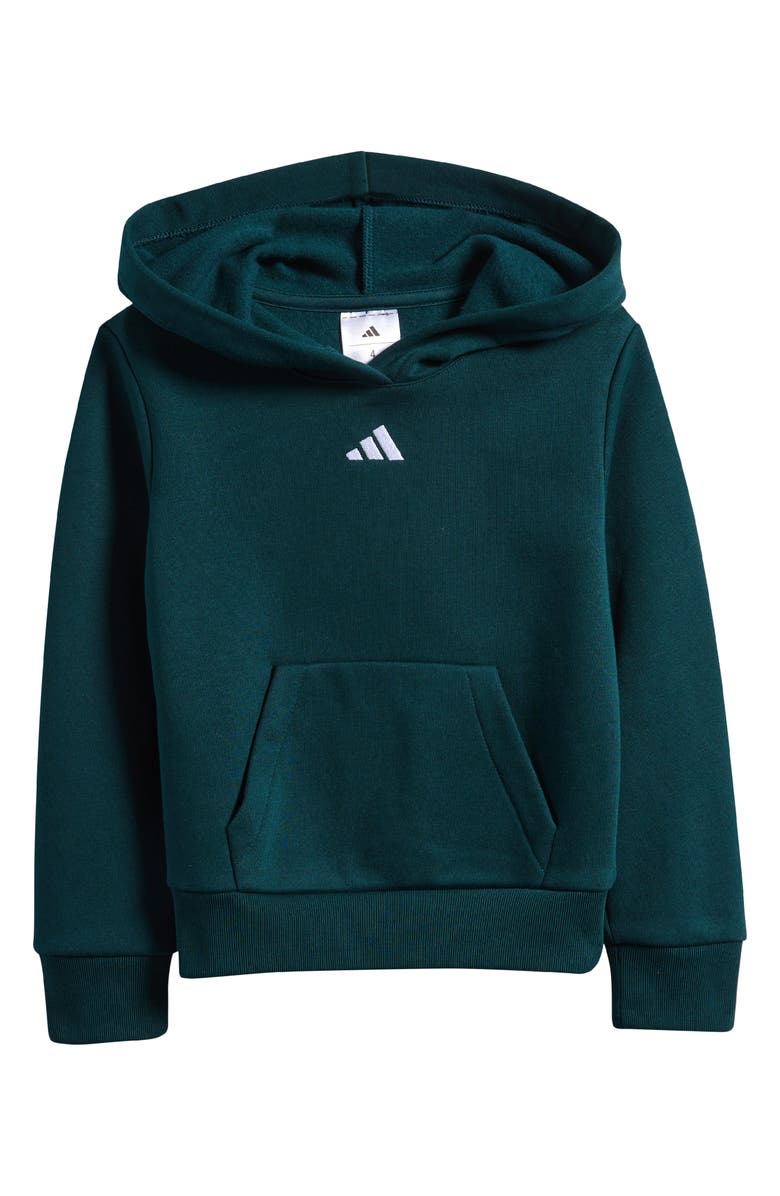 adidas Kids' Fleece Pullover Hoodie, Main, color, Aurora Ivy