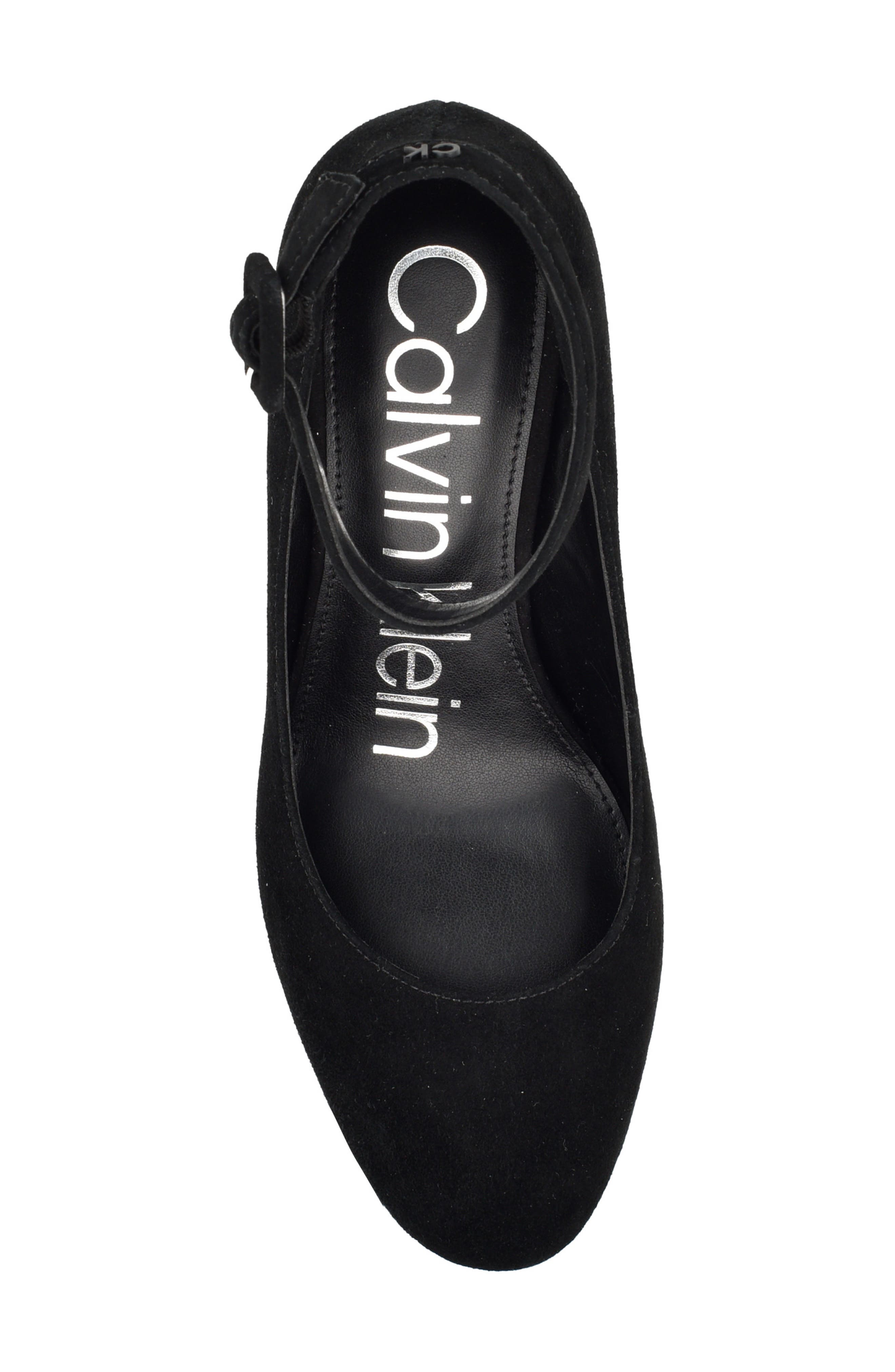 Calvin Klein Fionna Ankle Strap Pump, Alternate, color, 