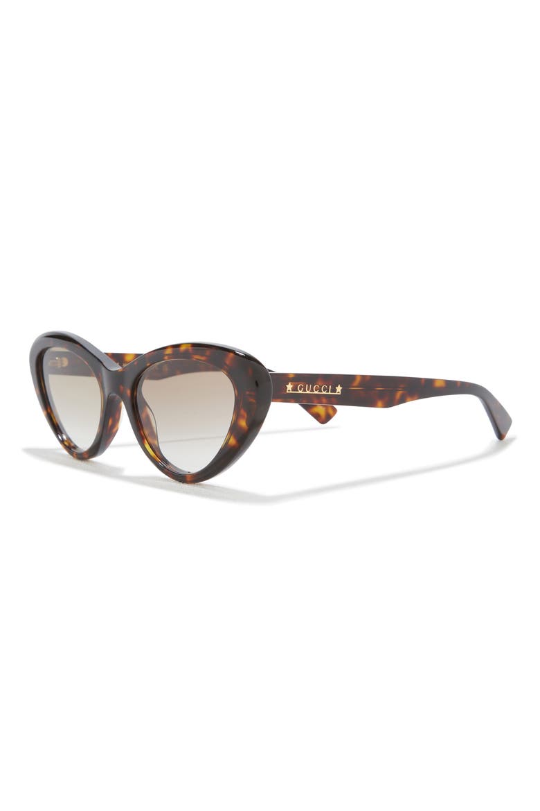 54mm Core Cat Eye Sunglasses, Alternate, color, HAVANA HAVANA BROWN