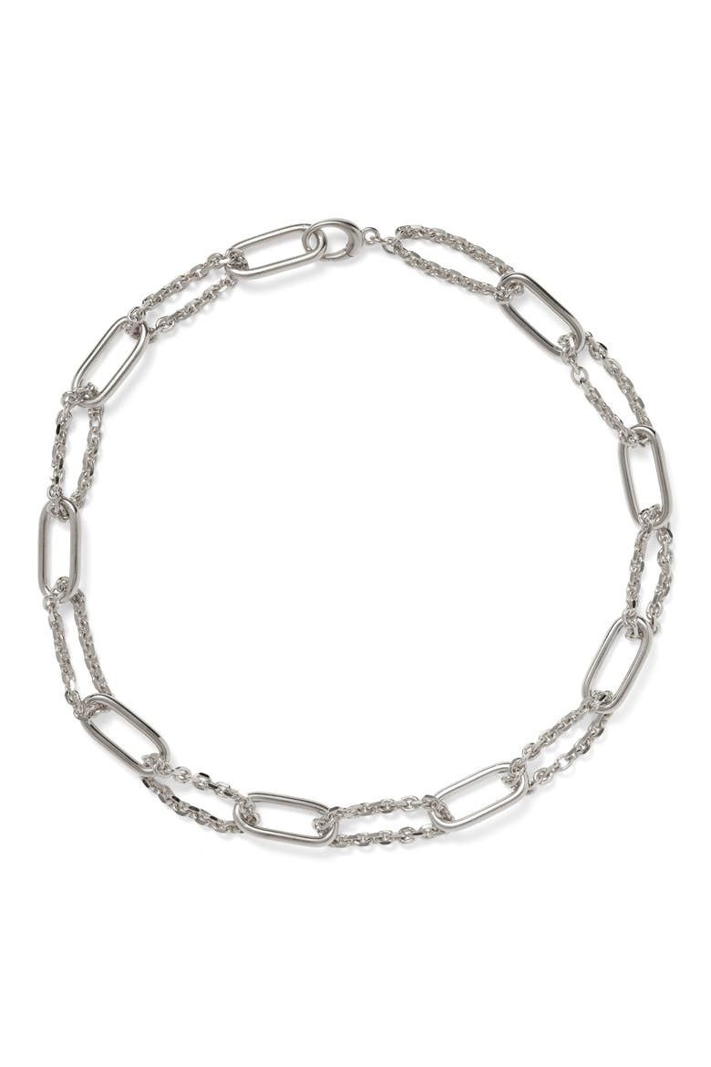 Naomi Necklace, Main, color, SILVER