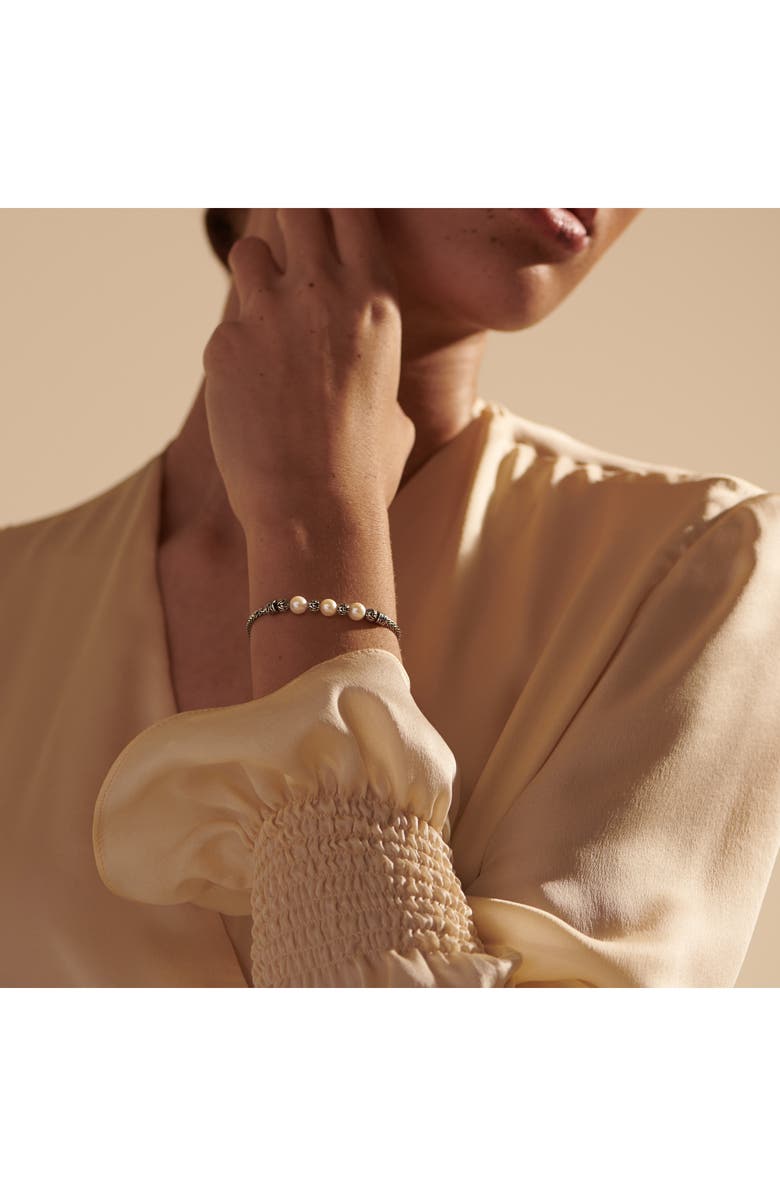 John Hardy Classic Chain Pearl Pull Through Bracelet, Alternate, color, 