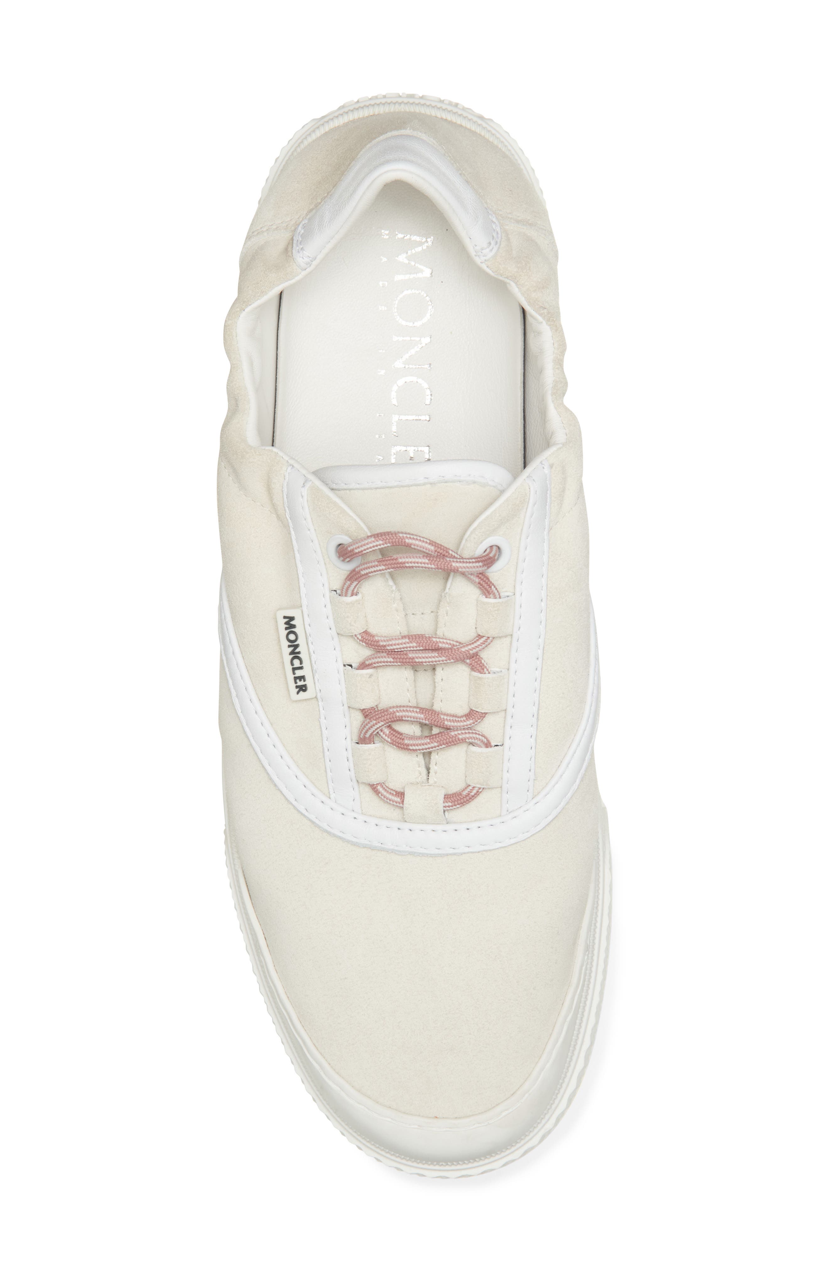 Moncler Vera Leisure Low Top Sneaker, Alternate, color, White