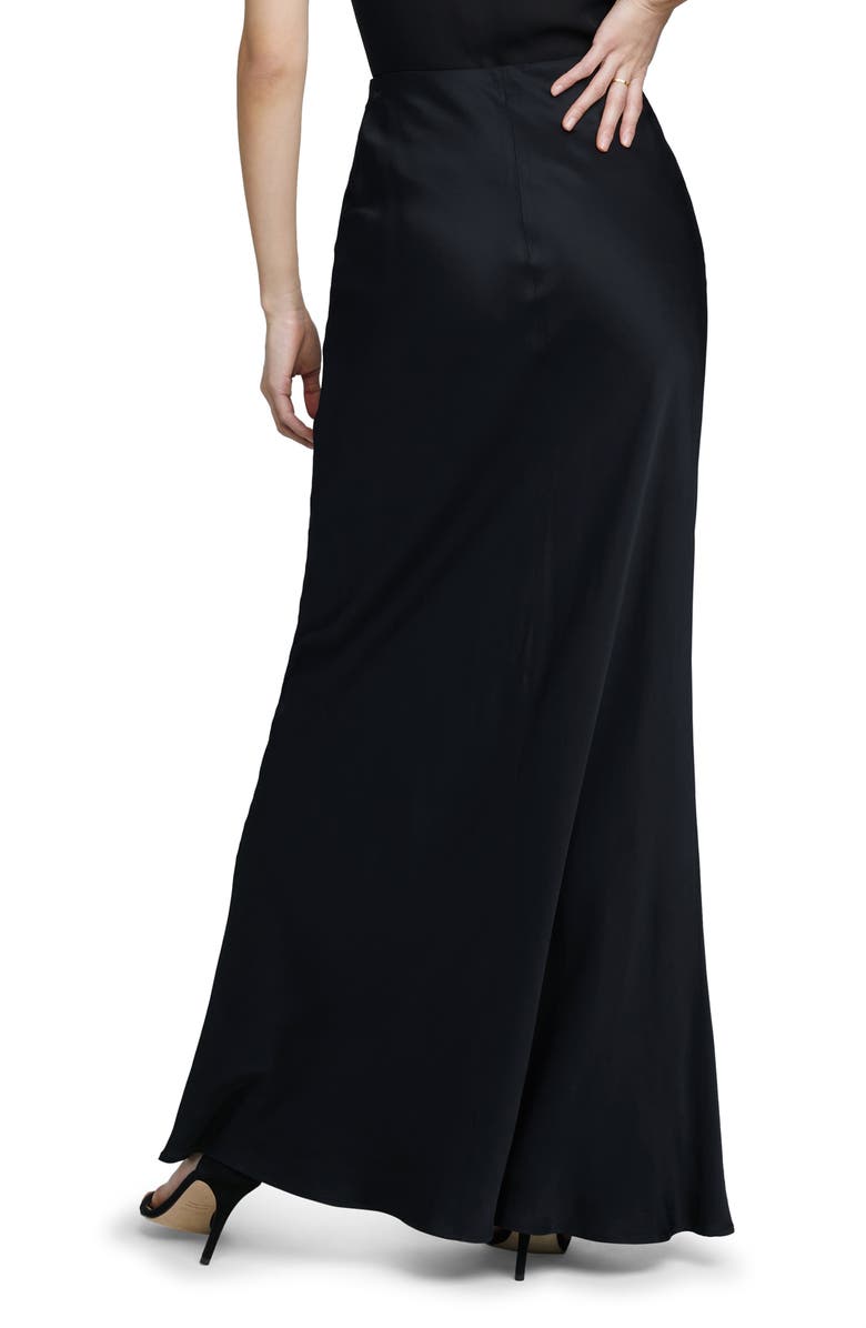 L'AGENCE Zeta Satin Maxi Skirt, Alternate, color,
