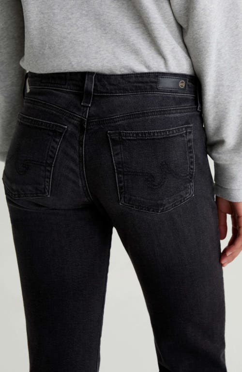Ag Sandra Slim Straight Leg Jeans In Black