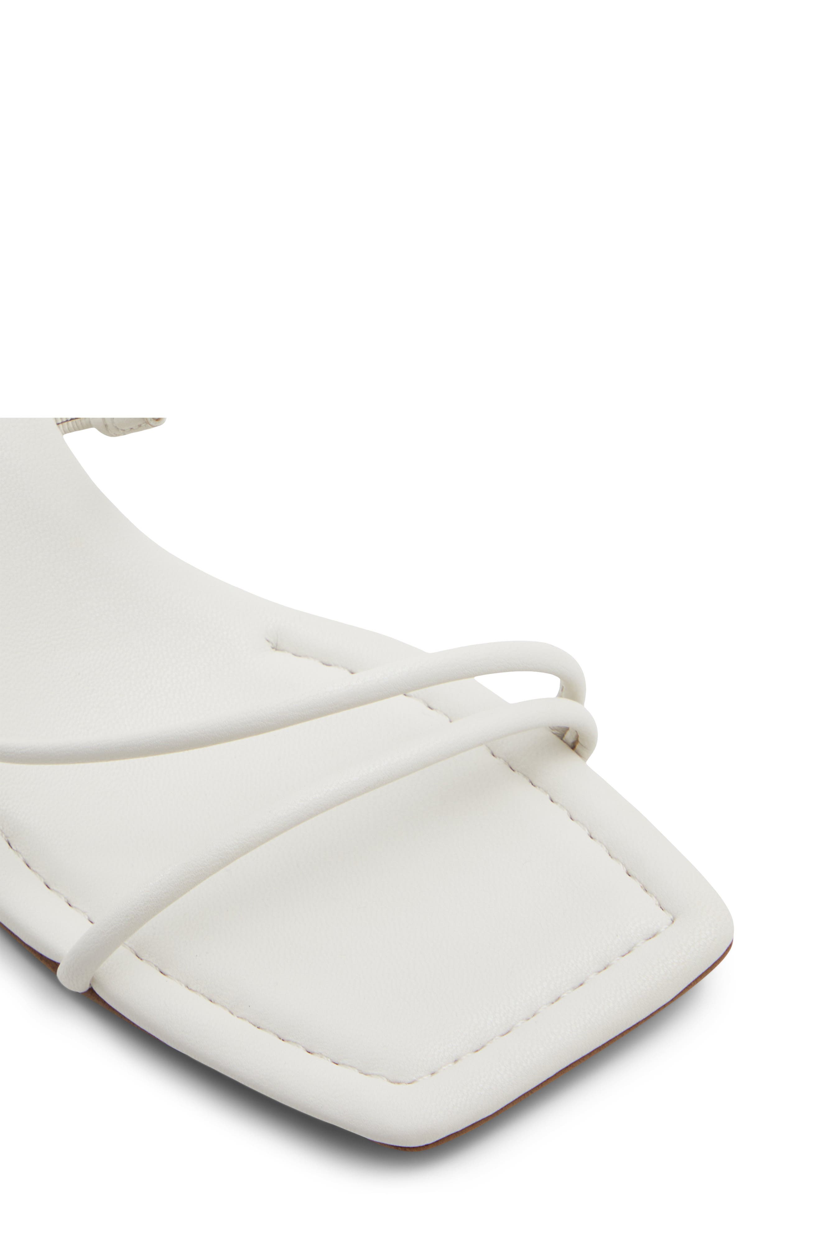 ALDO Harmonni Ankle Strap Sandal, Alternate, color, White