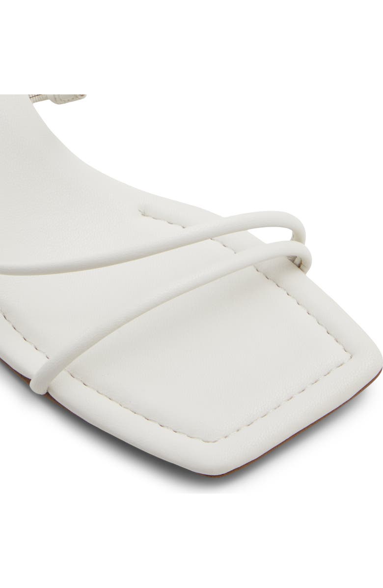 ALDO Harmonni Ankle Strap Sandal, Alternate, color, White