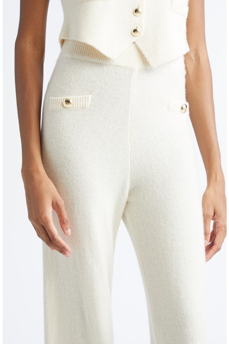 Cosmin Cashmere Sweater pants, Alternate, color, IVORY