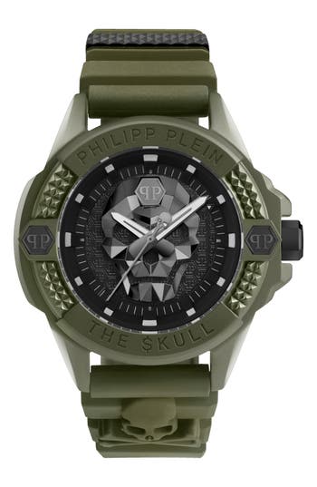 Philipp Plein The $kull Ecoceramic 44mm In Green