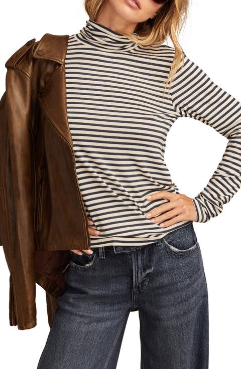 In Full Bloom Turtleneck Top main image 1