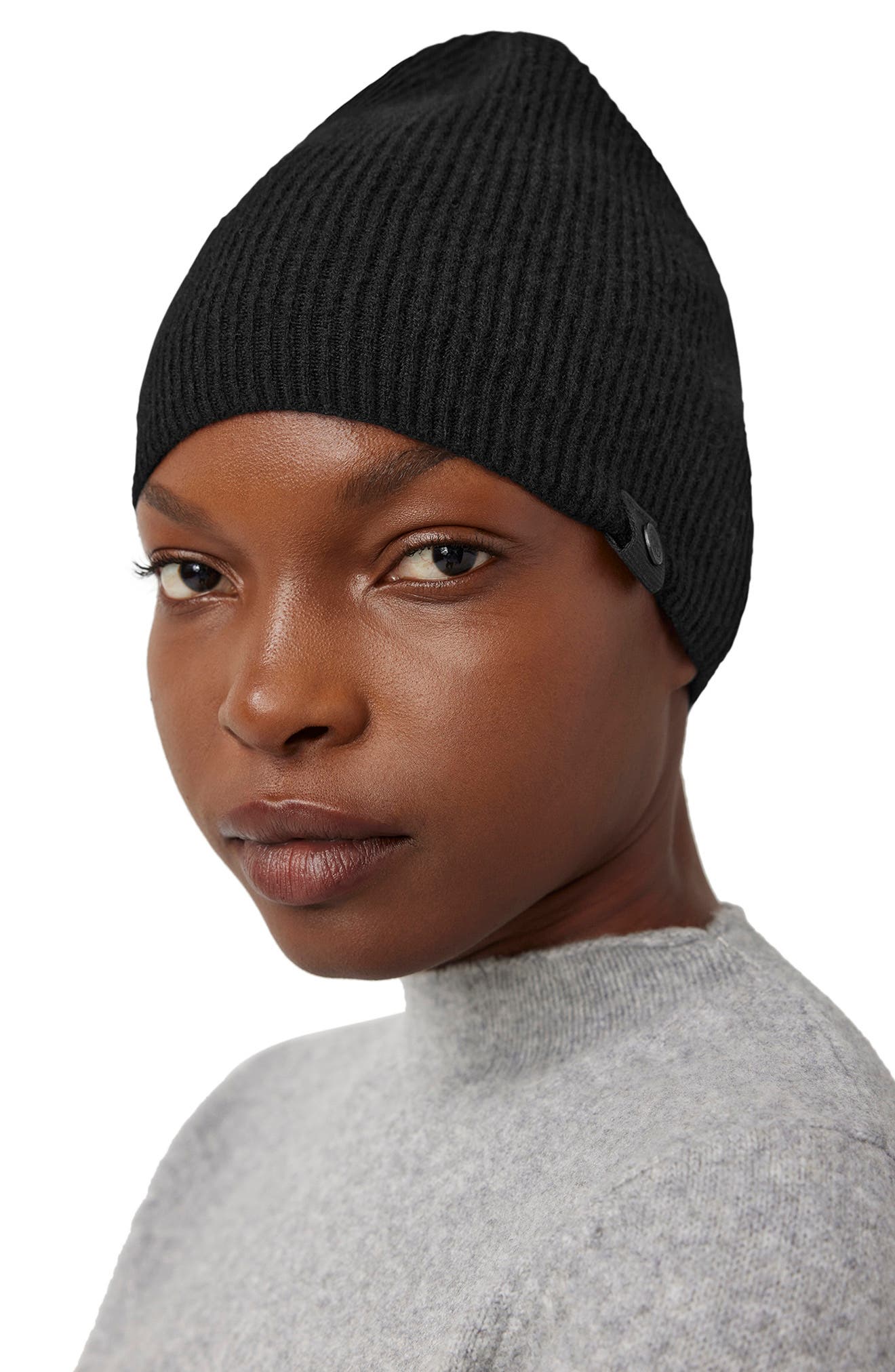 Canada Goose Wool & Cashmere Rib Toque Beanie (Men) | Nordstrom display picture 2