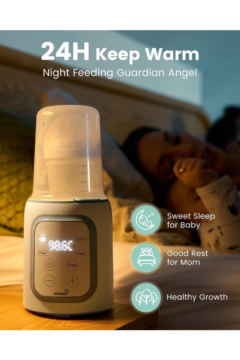 Baby Bottle Warmer, Alternate, color, White