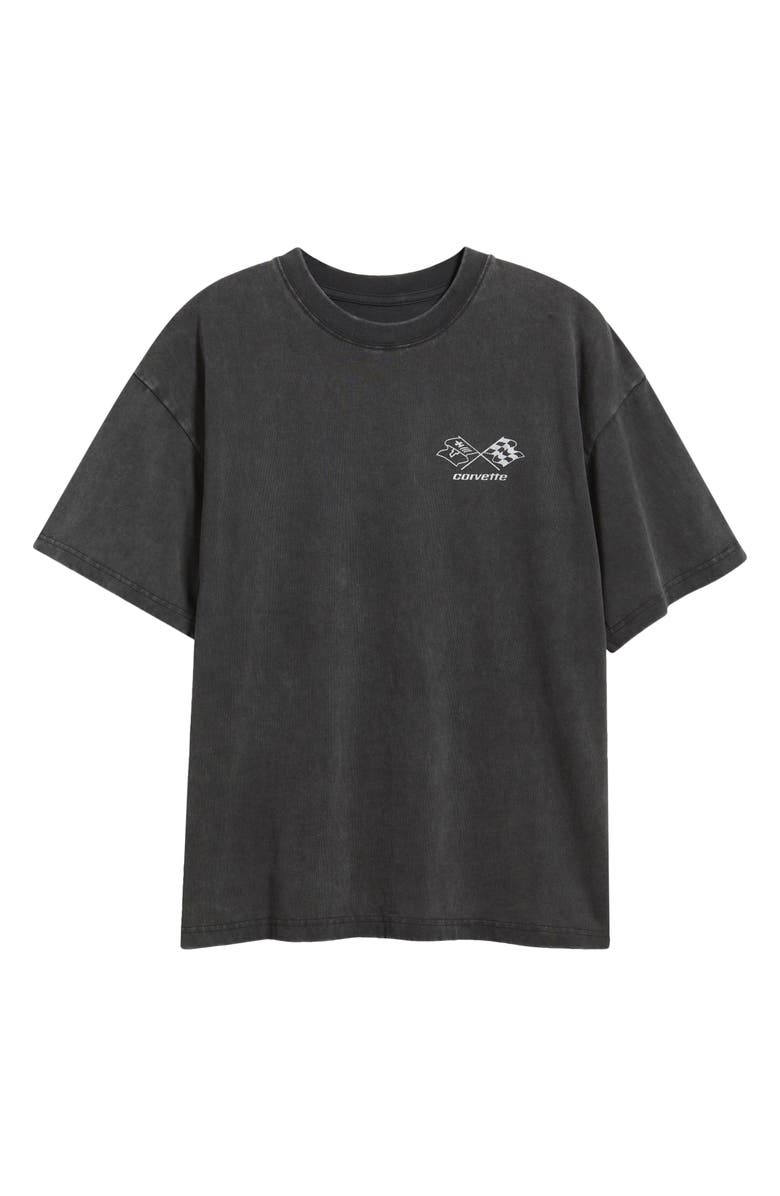 ID Supply Co Chevrolet Corvette Cotton Graphic T-Shirt, Main, color, Black Wash