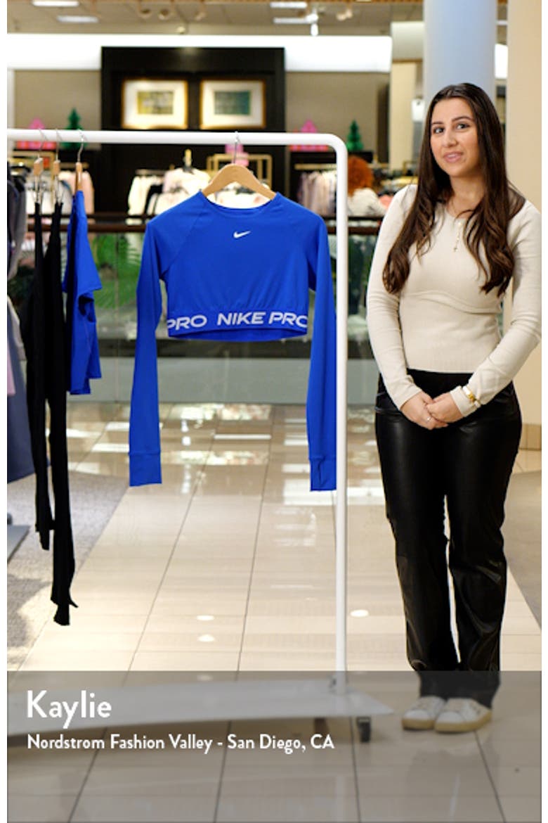 Pro 365 Dri-FIT Long Sleeve Crop Top video