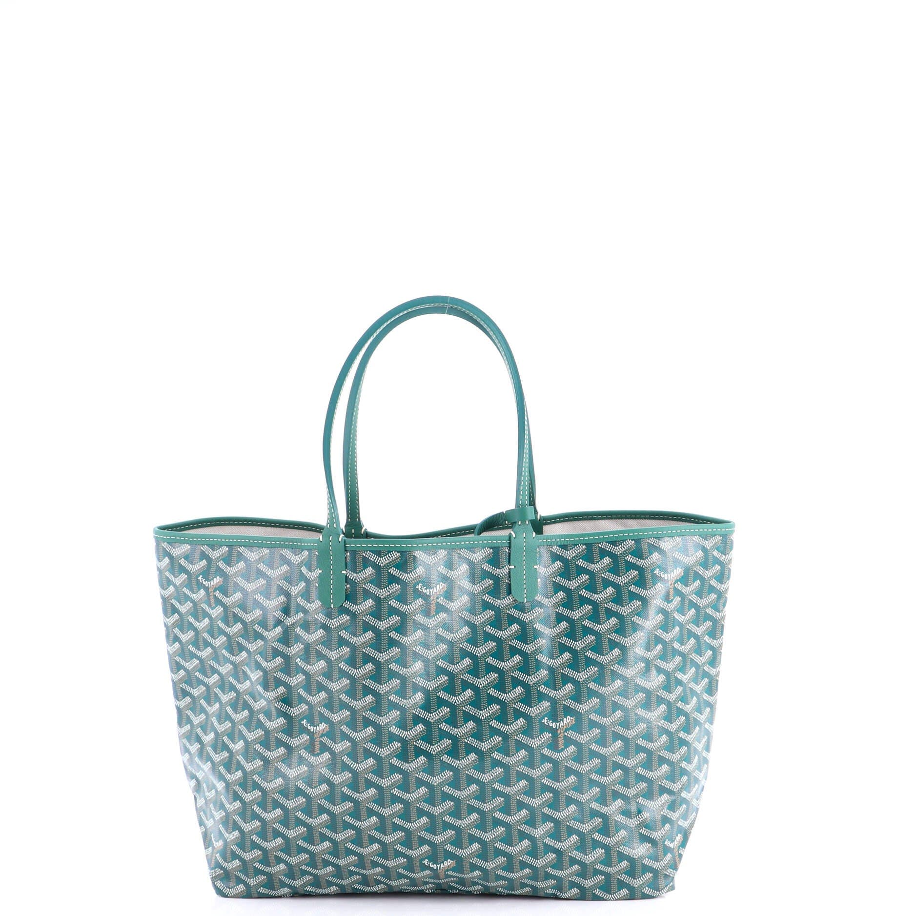 Saint Louis Tote Coated Canvas PM, Main, color, Green