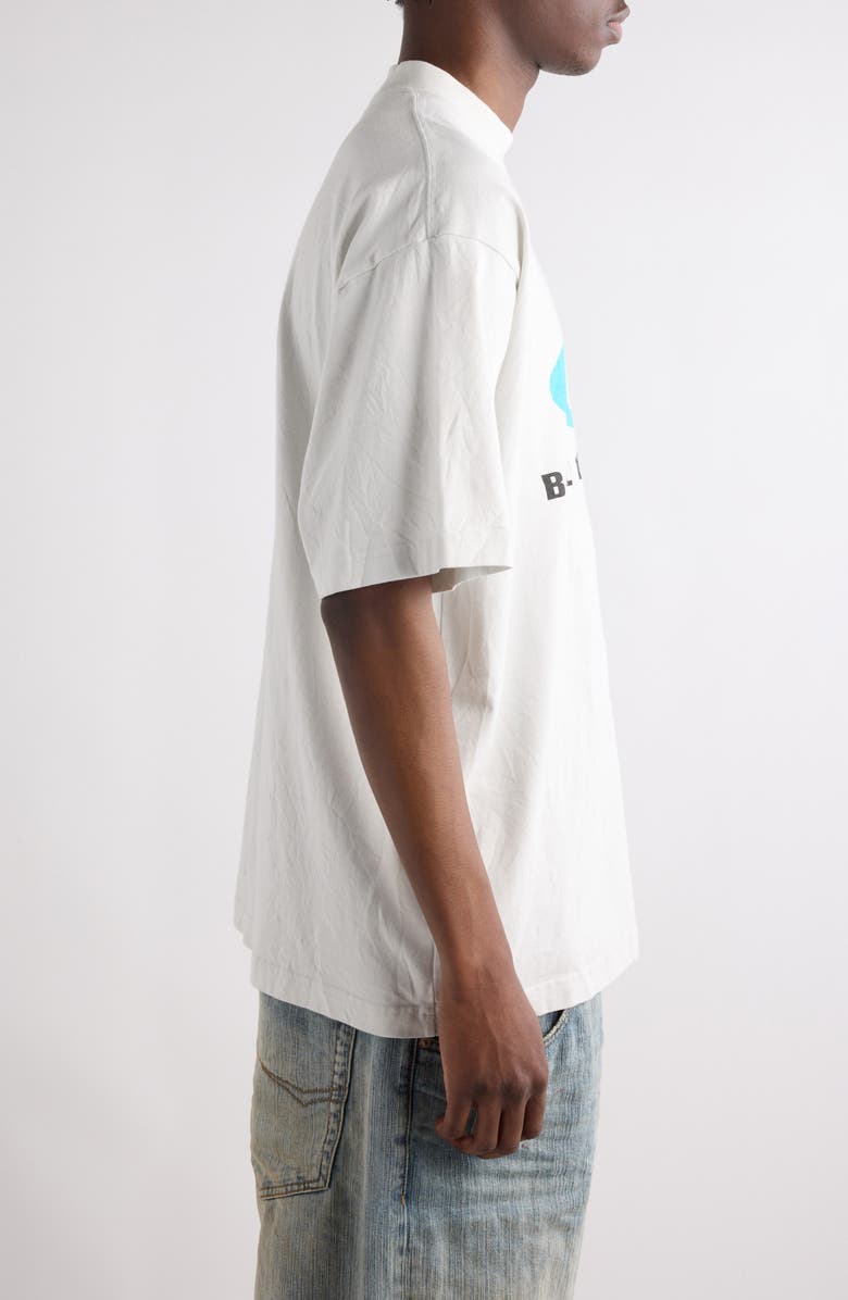 Balenciaga Cotton Jersey Logo Graphic T-Shirt, Alternate, color,