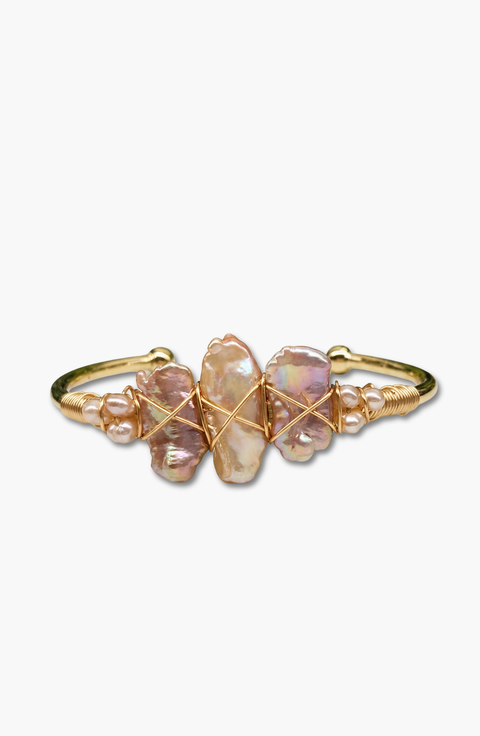 Gemstone Wire Wrapped Bracelet