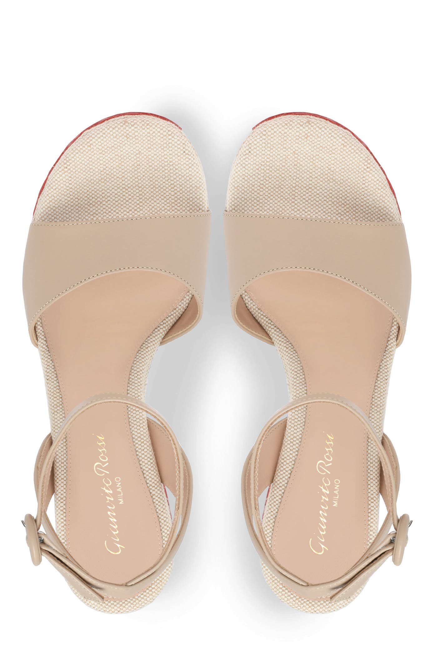Malia Sandals, Alternate, color, Beige Fabric and Nappa