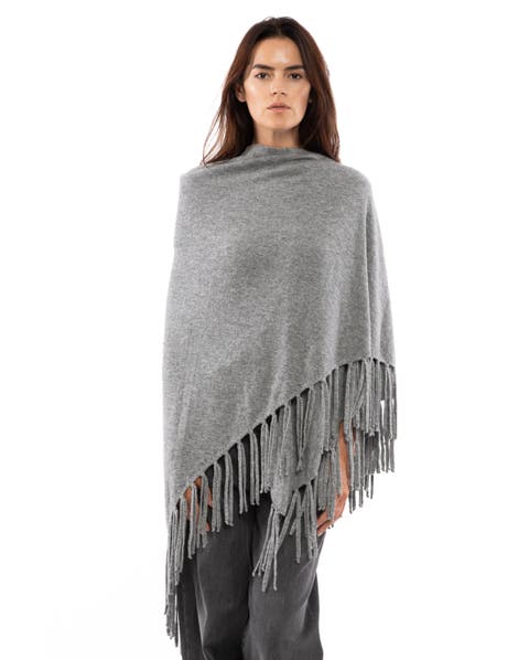 Women's Pure Cashmere Fringe Wrap