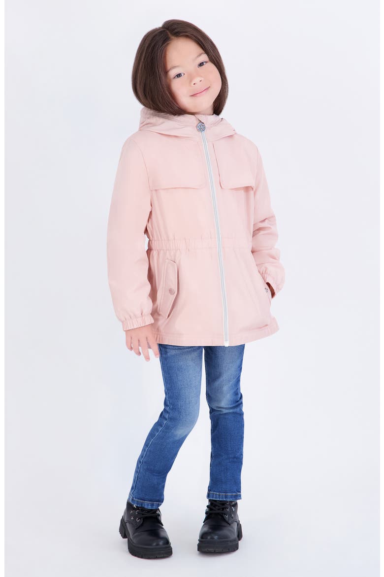 Kids' Plush Lined Rain Anorak, Main, color, ROSEWATER