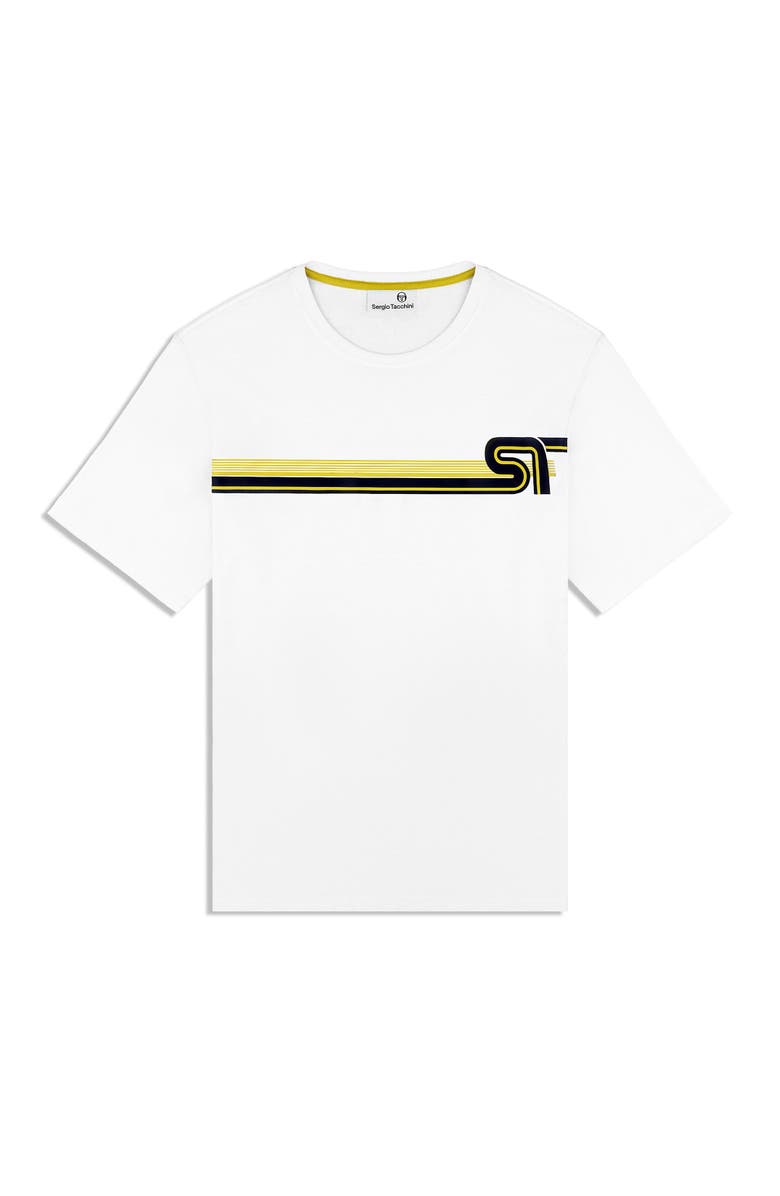 Sergio Tacchini Corsa T-shirt, Alternate, color, Brilliant White