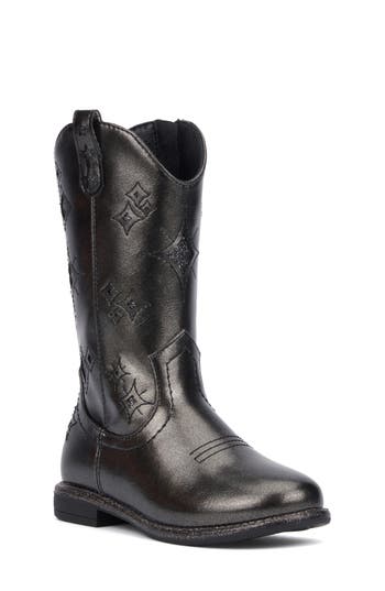 Olivia Miller Kids' Cowboy Western Boot In Black
