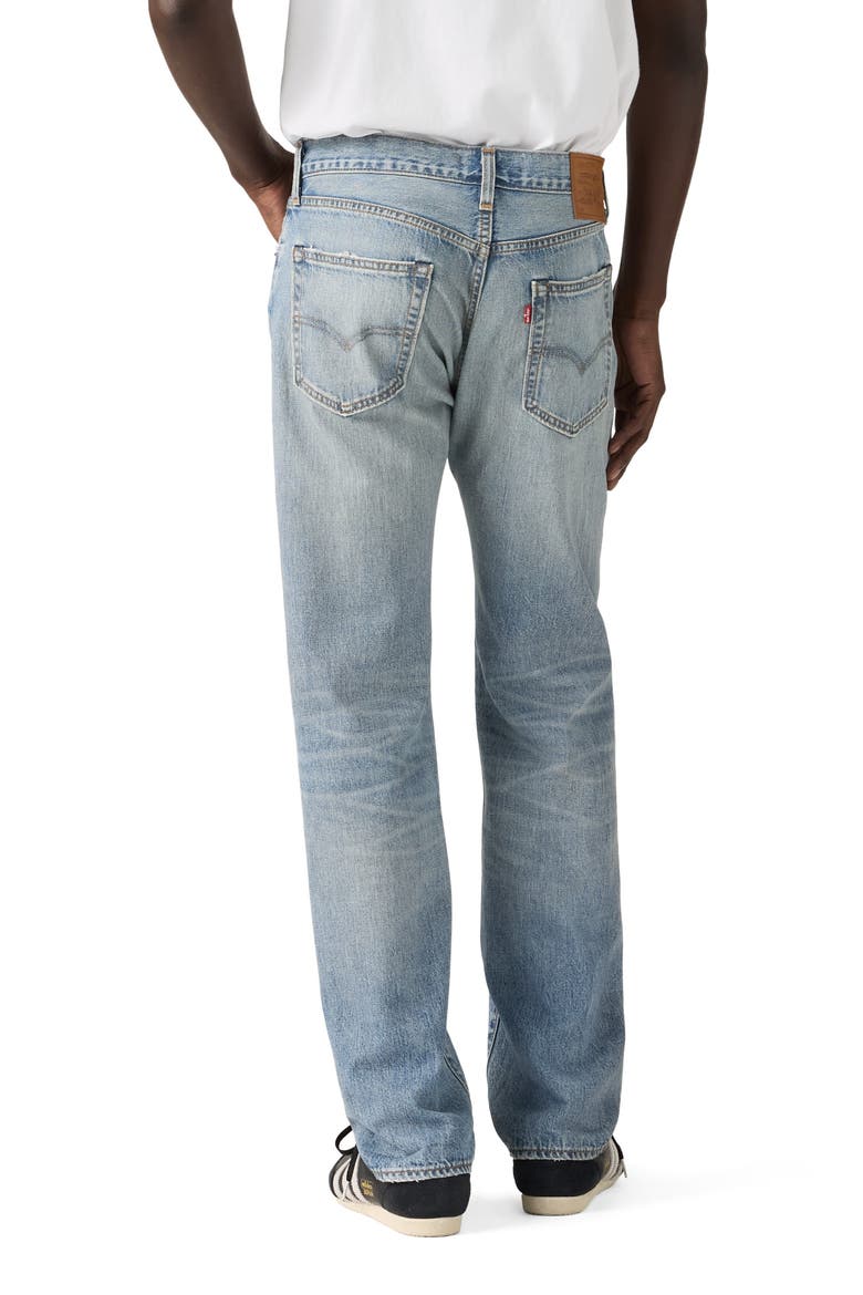 505™ Relaxed Straight Leg Selvedge Jeans, Alternate, color, BACK AT IT DX SELVEDGE