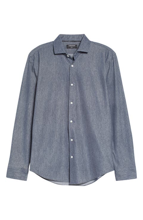 Trim Fit Non-Iron Flexweave Dress Shirt