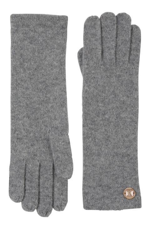 Cashmere Jersey Knit Gloves