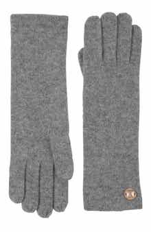 Bruno Magli Cashmere Jersey Knit Gloves